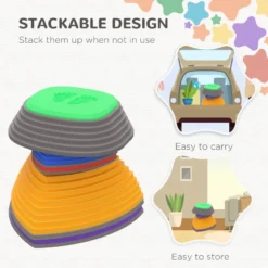 ZONEKIZ Balance Stepping Stones 5 Piece -Günstiges Grün Ecke Geschäft nG421b1890b05e118 jpg