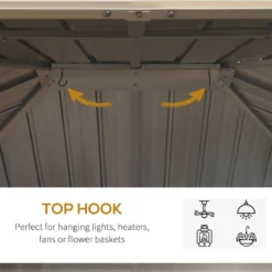 Outsunny Hardtop Gazebo With Curtains 3.6 X 3m - Brown -Günstiges Grün Ecke Geschäft nd5a0918141203190 jpg