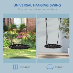 HOMCOM Children's Swing - Black -Günstiges Grün Ecke Geschäft prNb101803b8108c8 jpg