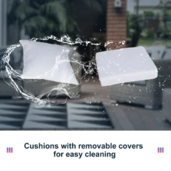 Outsunny-Rattan Rocking Chair Set -Günstiges Grün Ecke Geschäft qJw75617eecc2a014