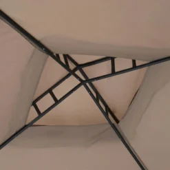 Outsunny Outdoor Gazebo 295L X 295W X 263Hcm-Taupe -Günstiges Grün Ecke Geschäft qNEa19180e045299a jpg