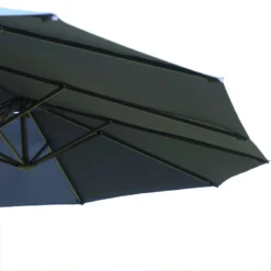 Outsunny Double Parasol 4.6m - Blue -Günstiges Grün Ecke Geschäft rGQd4d1814b8f0efe jpg
