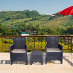 Outsunny- Three Piece Garden Coffee Set -Günstiges Grün Ecke Geschäft rHC6ff17ee2cf0491