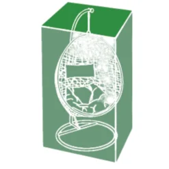 Silver & Stone Outdoor Furniture Cover For Single Egg Chair -Günstiges Grün Ecke Geschäft single egg chair cover 2