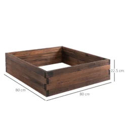 Outsunny Wooden Raised Garden Bed Planter 80 X 80cm -Günstiges Grün Ecke Geschäft ssva1217ee2cf0902 97a39186 96f9 427e a80b b1756ac5bddb