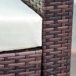 Outsunny Rattan Sofa Set With Chez Lounge And Coffee Table - Brown -Günstiges Grün Ecke Geschäft tcVd4d1863a7161ba jpg