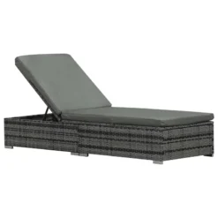 Outsunny Rattan Reclining Lounger - Grey -Günstiges Grün Ecke Geschäft thAdaa17eecc29e19 jpg