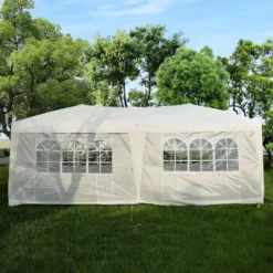 Outsunny Gazebo 3m X 6m - White -Günstiges Grün Ecke Geschäft uTX93a17e906a8828 jpg