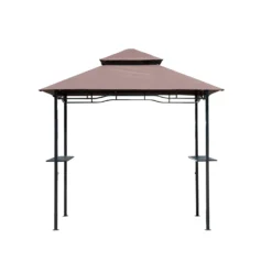 Outsunny Grill Gazebo Brown -Günstiges Grün Ecke Geschäft udM62e17dc478f442 a4f985c4 0a88 41cd ad88 e6758a361a25
