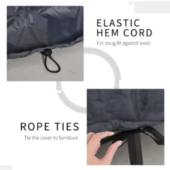 Outsunny Furniture Cover - Grey -Günstiges Grün Ecke Geschäft vI09bd17dc4c2352b 4c903ac9 28b3 434d 8a47 3e7d8a279d2c