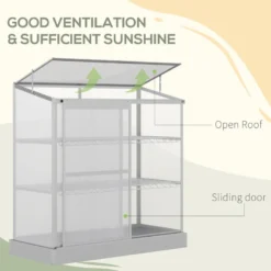 Outsunny Sun Plate 3-Tier Greenhouse -Günstiges Grün Ecke Geschäft vcT88c186ba7345c5 jpg