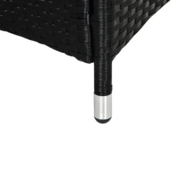 Outsunny Rattan Lounge Set With Side Table - Black -Günstiges Grün Ecke Geschäft w464a617fbab4acc3 jpg