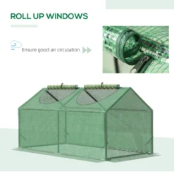 Outsunny Mini Greenhouse 119 X 60 X 60 Cm - Green -Günstiges Grün Ecke Geschäft xYG88c17e7a564862 jpg