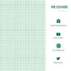 Outsunny Mini Greenhouse 119 X 60 X 60 Cm - Green -Günstiges Grün Ecke Geschäft ySGa0917e7a564862 jpg